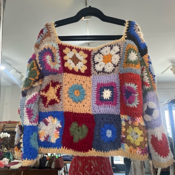 Frantic Crochet Pulli Granny Square Sweater - Picture 2 of 2
